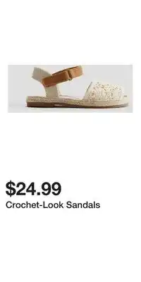 H&M Crochet-Look Sandals offer