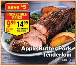 M & M Food Market Apple Butter Pork Tenderloin offer