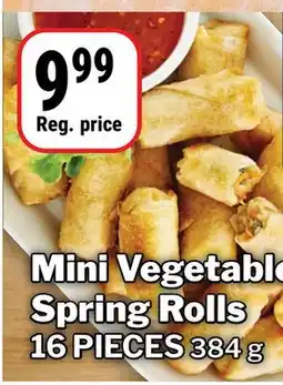 M & M Food Market Mini Vegetable Spring Rolls offer