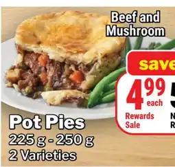 M & M Food Market Beef and Mushroom Pot Pie offer
