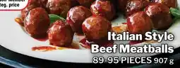 M & M Food Market Italian Style Beef Meatballs offer