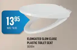 Canac ELONGATED SLOW CLOSE PLASTIC TOILET SEAT offer