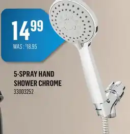 Canac 5-SPRAY HAND SHOWER CHROME offer