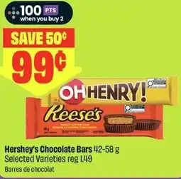 FreshCo Hershey's Chocolate Bars offer