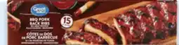 Walmart Great Value fully cooked pork back ribs offer