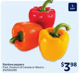 Walmart Rainbow peppers offer