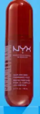 Walmart NYX hair and body mist offer