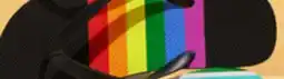 Walmart Adults' Pride flip-flops offer
