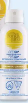 Walmart Bondi Sands suncare 50 SPF offer