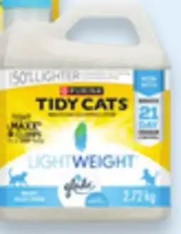 Walmart Tidy Cats LightWeight clumping cat litter offer