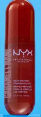 Walmart NYX hair and body mist offer