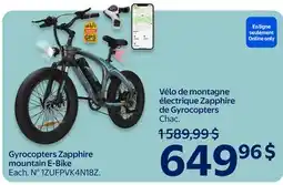 Walmart Gyrocopters Zapphire mountain E-Bike offer