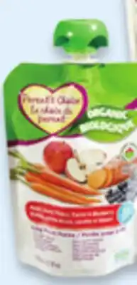 Walmart Parent's Choice puree pouches offer
