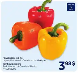 Walmart Rainbow peppers offer