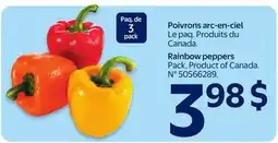 Walmart Rainbow peppers offer