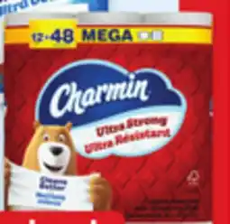 Walmart Charmin bathroom tissue 12 = 48 rolls offer