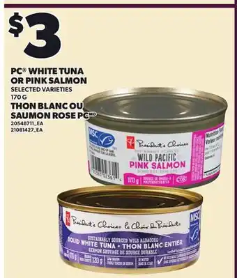 Independent City Market PC WHITE TUNA OR PINK SALMON offer