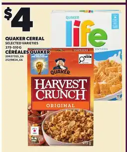 Independent City Market QUAKER CEREAL offer