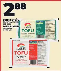 Independent City Market SUNRISE TOFU offer