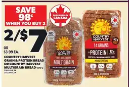 Independent City Market COUNTRY HARVEST GRAIN & PROTEIN BREAD OR COUNTRY HARVEST MULTIGRAIN BREAD offer