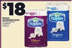 Independent City Market ROYALE BATHROOM TISSUE, 30 = 60 ROLLS offer