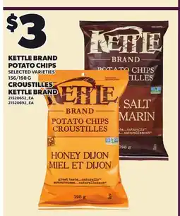 Independent City Market KETTLE BRAND POTATO CHIPS, 156/198 G offer