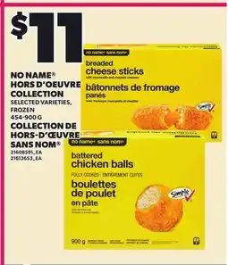 Independent City Market NO NAME HORS D'OEUVRE COLLECTION offer