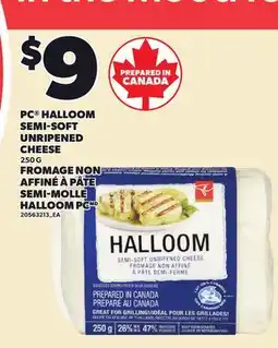 Independent City Market PC HALLOOM SEMI-SOFT UNRIPENED CHEESE offer