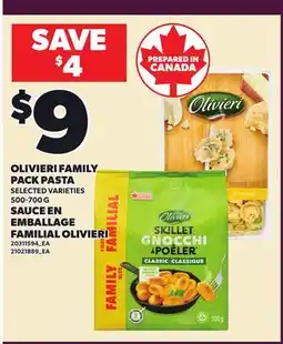 Independent City Market OLIVIERI FAMILY PACK PASTA offer