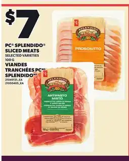 Independent City Market PC SPLENDIDO SLICED MEATS offer
