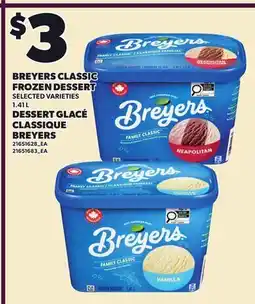 Independent City Market BREYERS CLASSIC FROZEN DESSERT offer