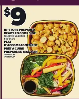 Independent City Market IN-STORE PREPARED READY TO COOK SIDE offer