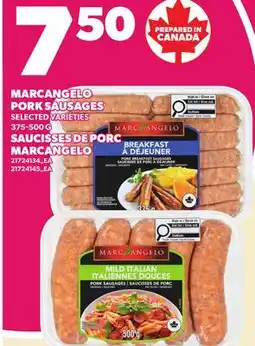 Independent City Market MARCANGELO PORK SAUSAGES offer