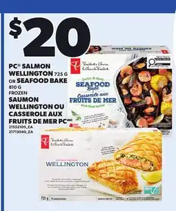 Independent City Market PC SALMON WELLINGTON 725 G OR OR SEAFOOD BAKE, 810 G offer
