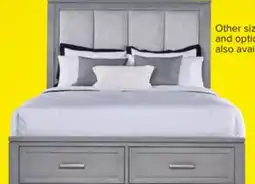 Leon's Silverstone 3-Piece Queen Storage Bed - Mist Grey offer