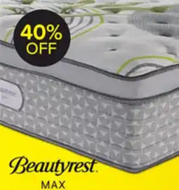 Leon's Beautyrest Max Moon Euro Top Plush Queen Mattress offer