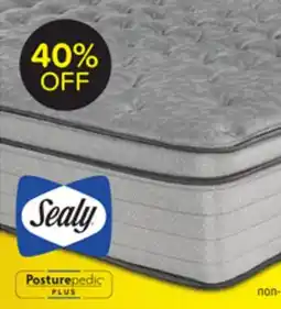 Leon's Sealy Posturepedic Plus Sterling Artemis Euro Top Luxury Firm Queen Mattress offer