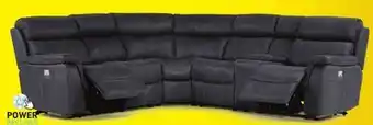 Leon's Haven 6-Piece Dual Power Reclining Sectional - Grey offer