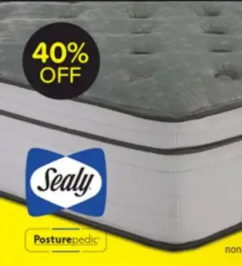 Leon's Sealy Posturepedic Correct Comfort 5 Medium Eurotop Queen Mattress offer