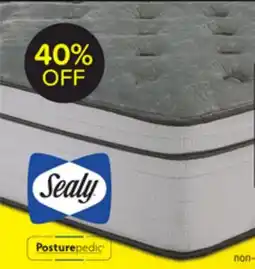 Leon's Sealy Posturepedic Correct Comfort 5 Medium Eurotop Queen Mattress offer