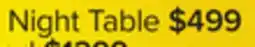 Leon's Chelsea Night Table - Grey offer