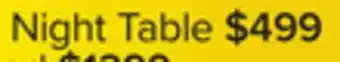 Leon's Chelsea Night Table - Grey offer