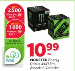 Rexall MONSTER Energy Drinks offer