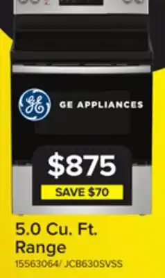 Leon's GE 30 Stainless Steel Freestanding Electric Range (5.0 Cu.Ft) - JCB630SVSS offer