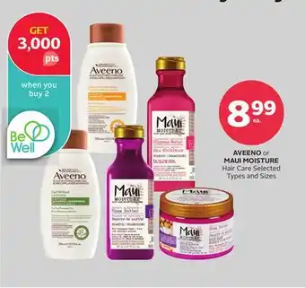 Rexall AVEENO or MAUI MOISTURE Hair Care offer