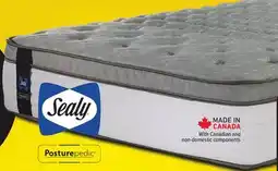 Leon's Sealy Posturepedic Correct Comfort 6 Firm Eurotop Queen Mattress offer