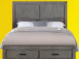 Leon's Copeland 3-Piece Queen Storage Bed - Wire-Brushed Grey offer