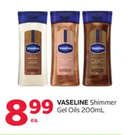 Rexall VASELINE Shimmer Gel Oils offer