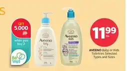 Rexall AVEENO Baby or Kids Toiletries offer