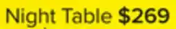 Leon's Copeland Night Table - Wire-Brushed Grey offer